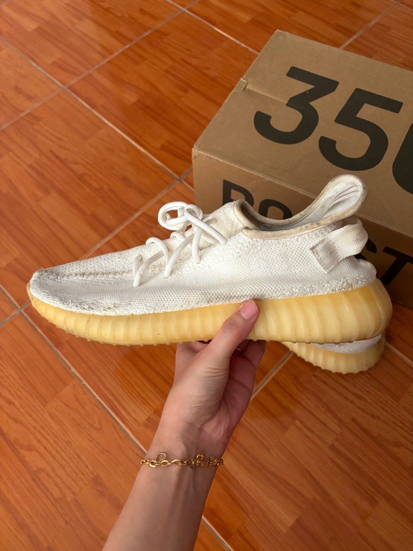 Yeezy 35 cloud white on feet on sale