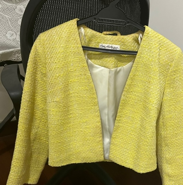 Yellow hotsell formal jacket