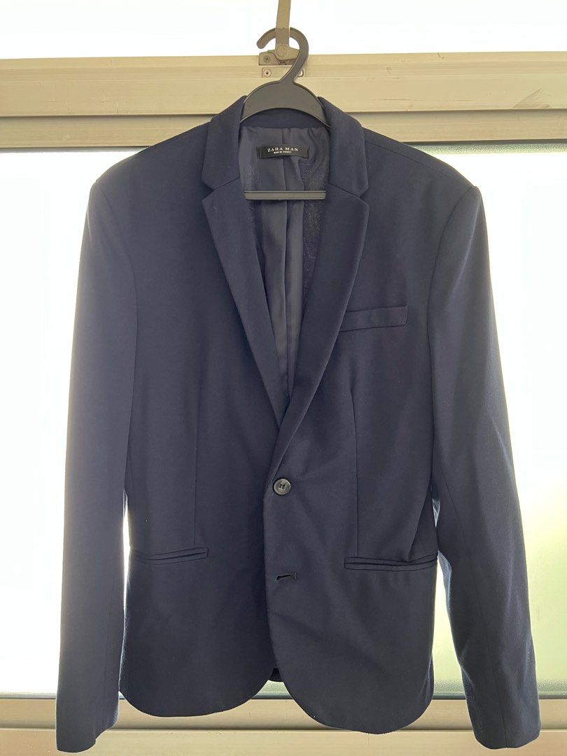 Zara mens navy jacket outlet