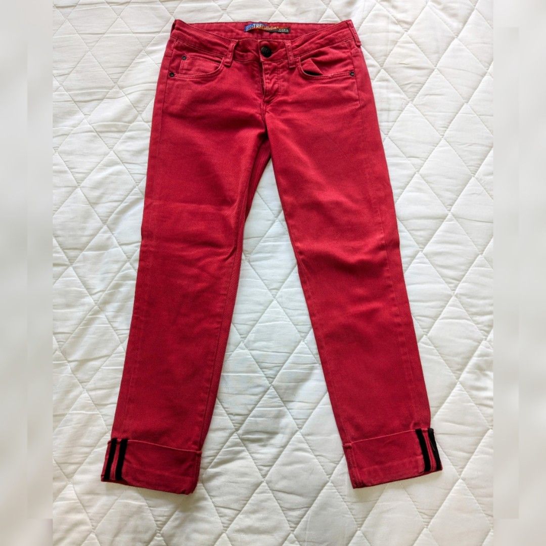 Zara Red Jeans