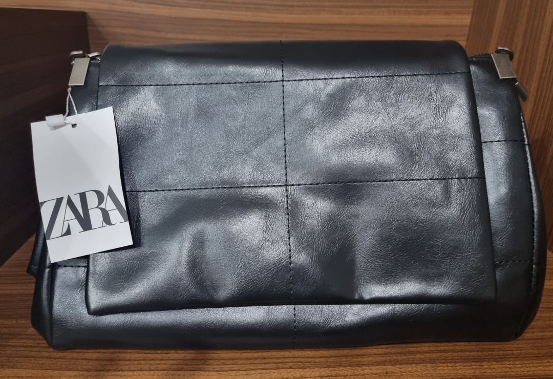 Zara ROCK STYLE FLAP SHOULDER BAG - 59916839-040-3