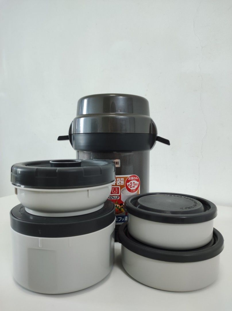 Zojirushi multi tier thermal lunch box, Furniture & Home Living, Kitchenware & Tableware, Food