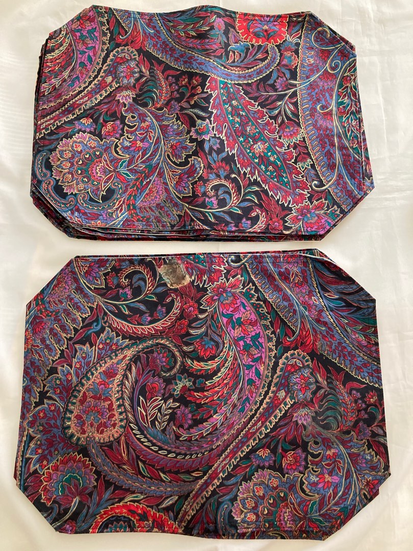 12 placemats usa with lining, Furniture & Home Living, Kitchenware