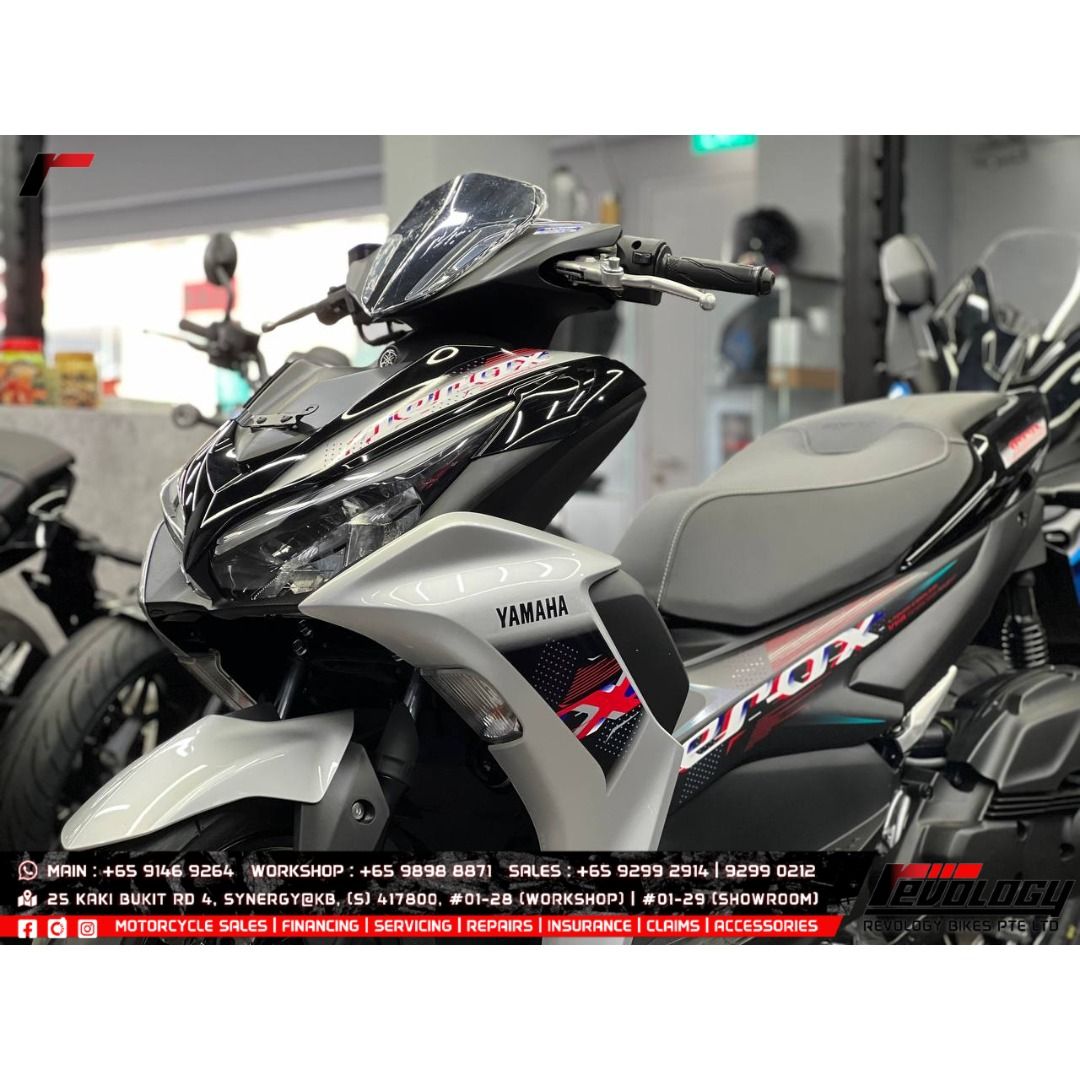 recently got this 2023 Yamaha Aerox 155 (or NVX155) This is the