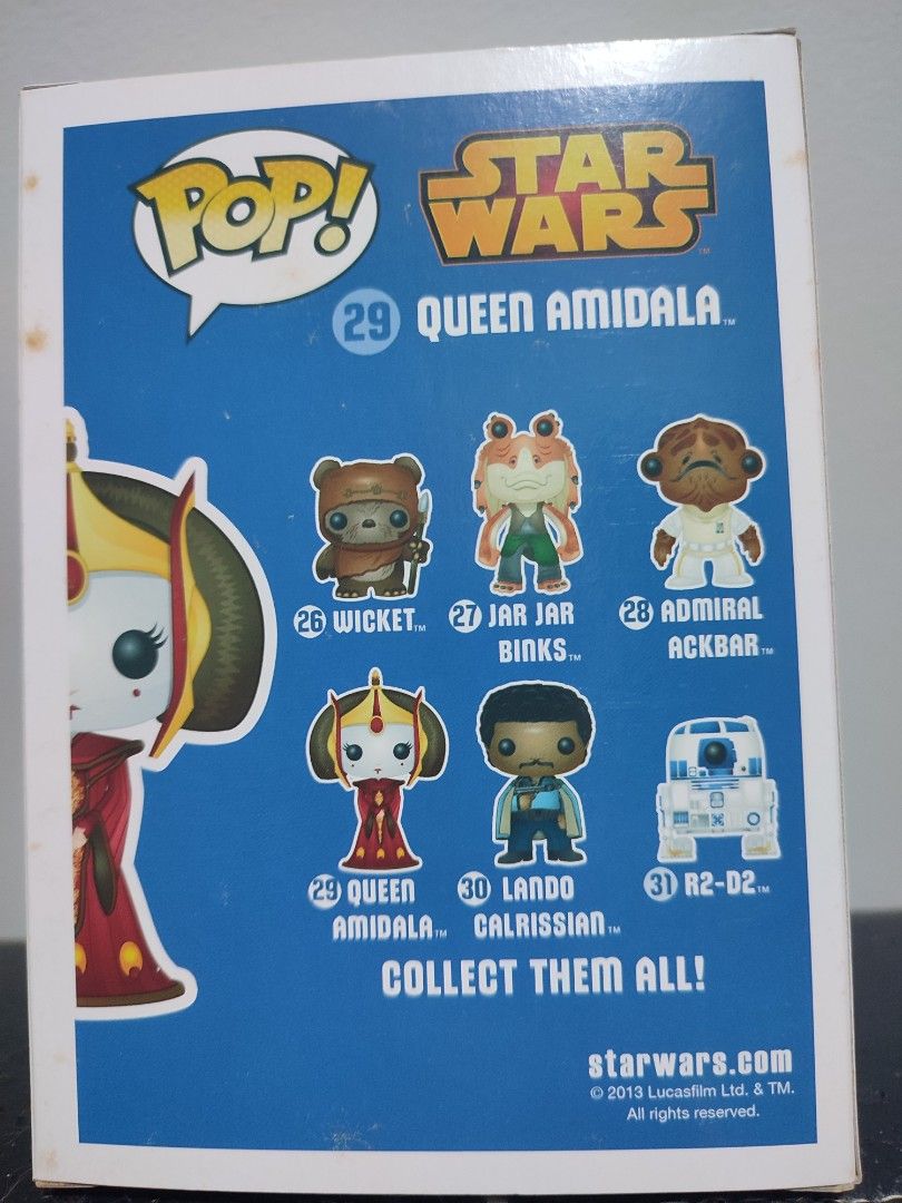 29 Queen Amidala Funko Pop (Category: Designer & Blind Box Toys) located in Quezon City. Submitted by declutterthingzzz (Listing ID 1258129259, Image 2). Description: .
