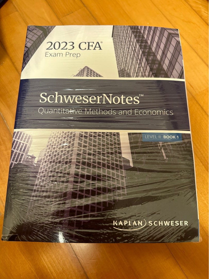 全新未拆2023 CFA Schweser Notes Level 2, Full Set 5 Books, 興趣及