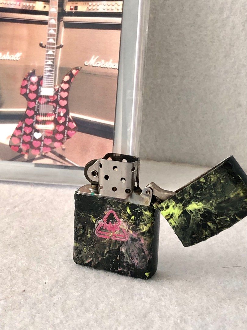 🌠 HIDE 焗漆🌠 PSYCHOVISION zippo 打火機火機90年代Lighter 。(舊物