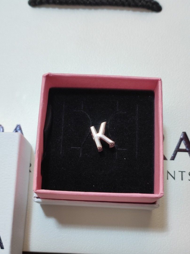 Letter k charm pandora store