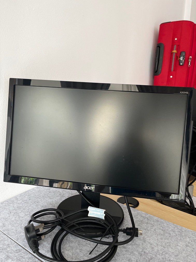 Acer monitor K202HQL, Computers & Tech, Parts & Accessories, Monitor ...