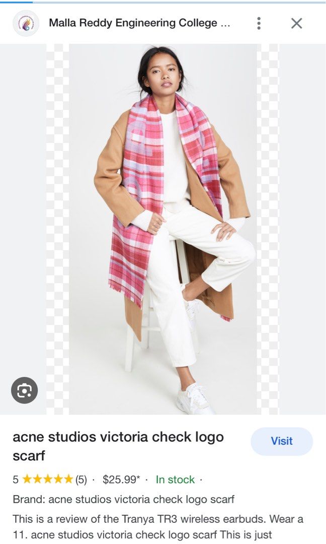 Acne studios victoria scarf shop