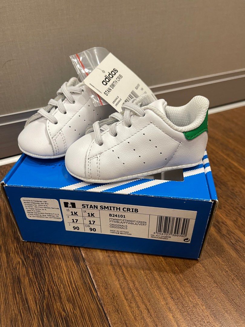 Adidas Stan Smith Crib Flat White Originals B24101