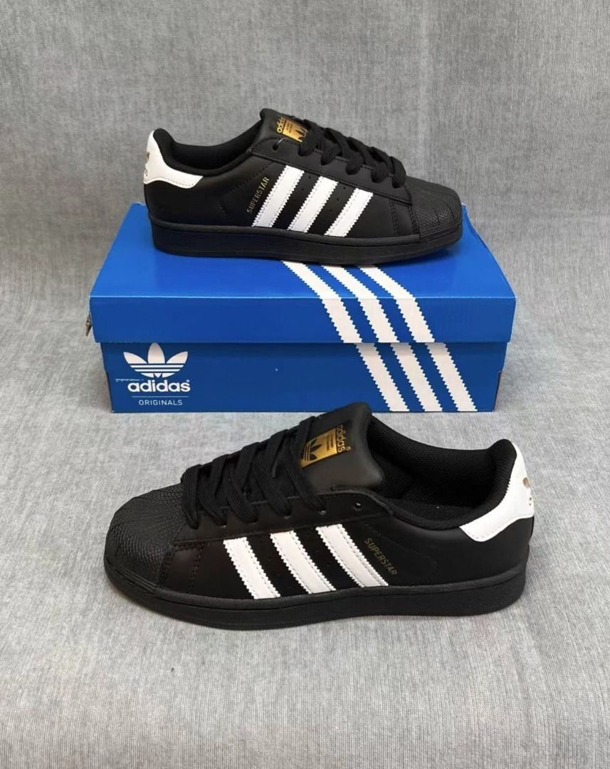 Adidas hot sale superstar black