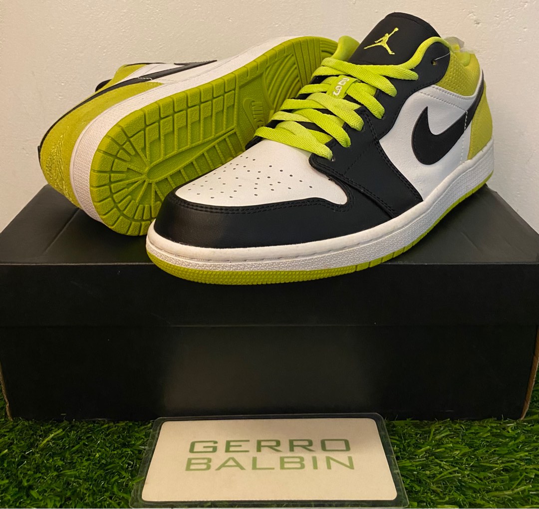 jordan 1 low se cyber green