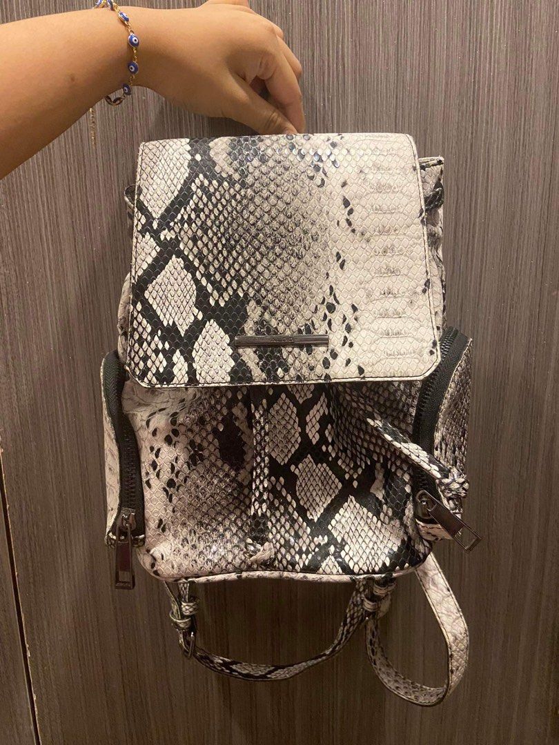 Aldo hot sale snakeskin backpack