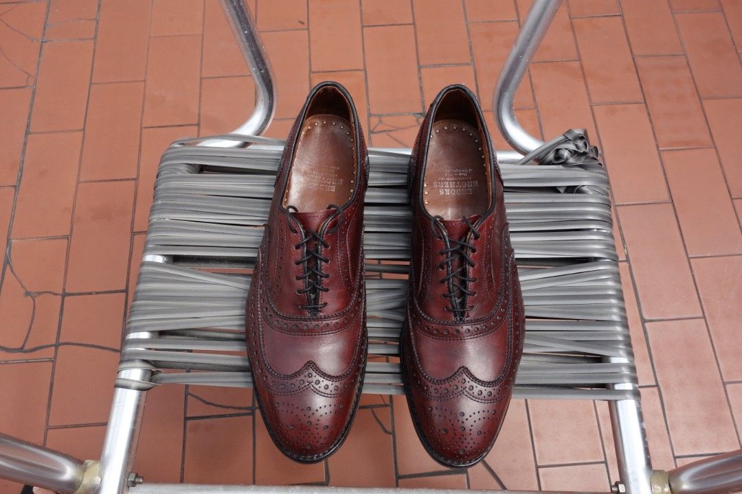 Allen Edmonds Macallister full grain leather oxblood Oxford. 8.5D