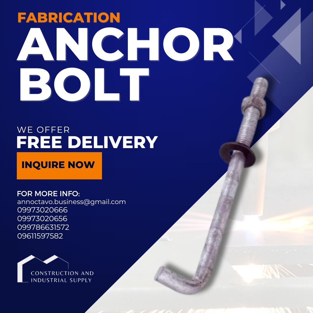 Anchor Bolt J Bolt Fabrication Bolts and Nuts U Bolt Expansion