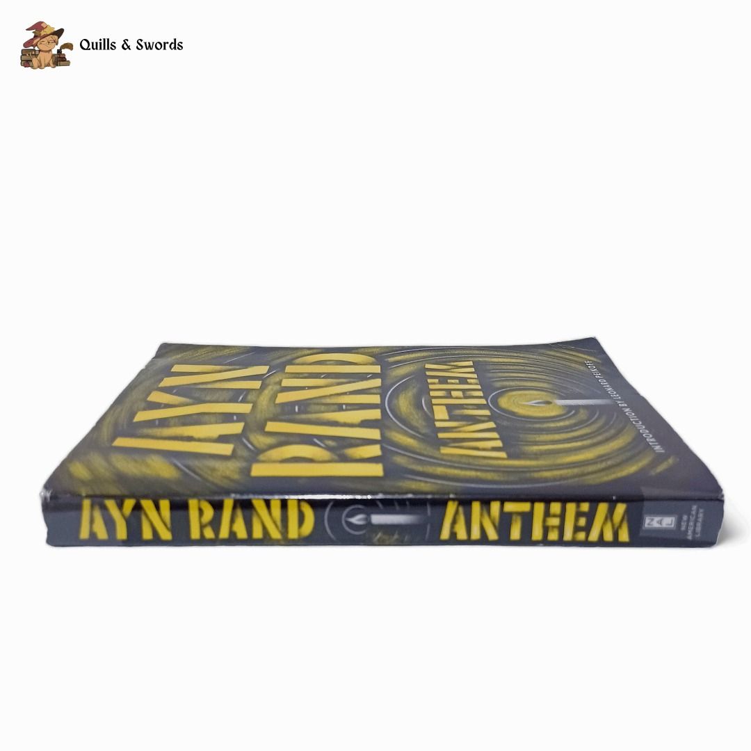 Anthem by Ayn Rand (Category: Storybooks) located in Cavite. Submitted by quillsandswords (Listing ID 1258049367, Image 3). Description: Condition: Brand new (plastic covered for protection) Title: Anthem Author: Ayn Rand Publisher: New American Library Genre: Classics / Political Fiction ISBN: 9780452268351 Blurb: Anthem is Ayn Rand’s classic tale of a dystopian future of the great “We”—a world that deprives individuals of a name or independence