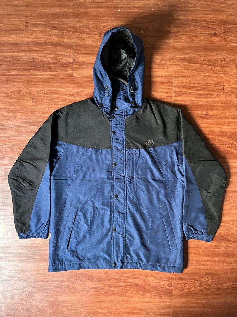 Asics Outdoor Jacket Fesyen Pria Pakaian Baju Luaran di Carousell