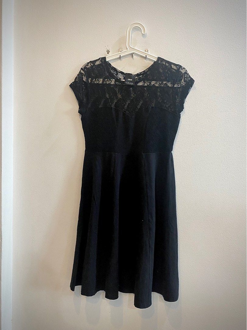 Asos black lace maternity dress online