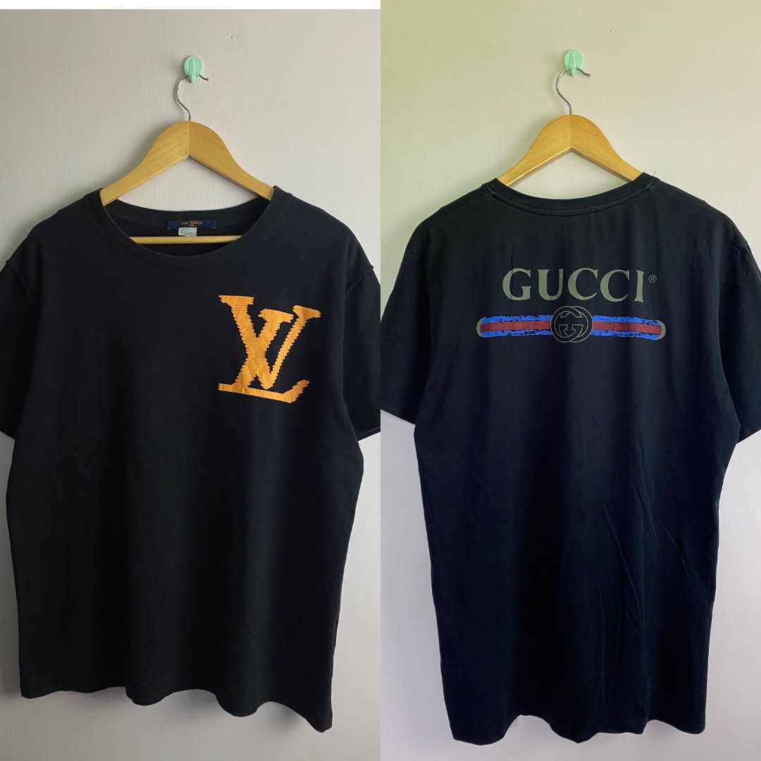 Stussy X Louis Vuiiton LV monogram hoodie, Men's Fashion, Tops & Sets,  Tshirts & Polo Shirts on Carousell