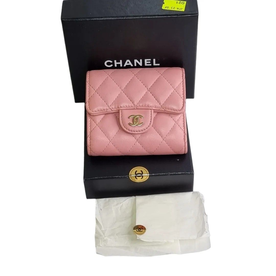 Authentic Chanel Pink Caviar Passport holder, Luxury, Bags & Wallets on  Carousell
