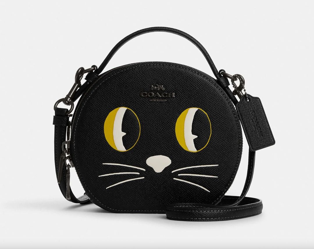 Cat face cross body outlet bag