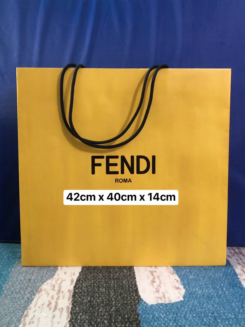 Fendi store paper bag