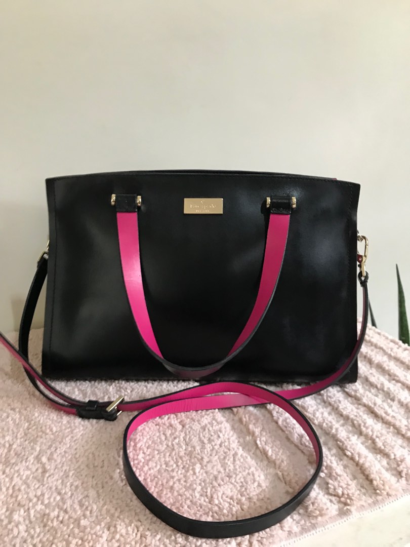 Kate spade black and pink crossbody discount