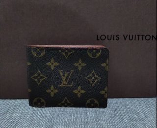 Authentic New Louis Vuitton Monogram Canvas Bifold Wallet M61665 Authentic  LV