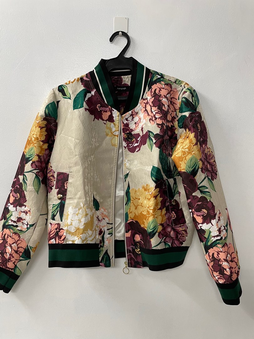 Autograph by M&S Floral Jacket, Women's Fashion, Coats, Jackets and ...