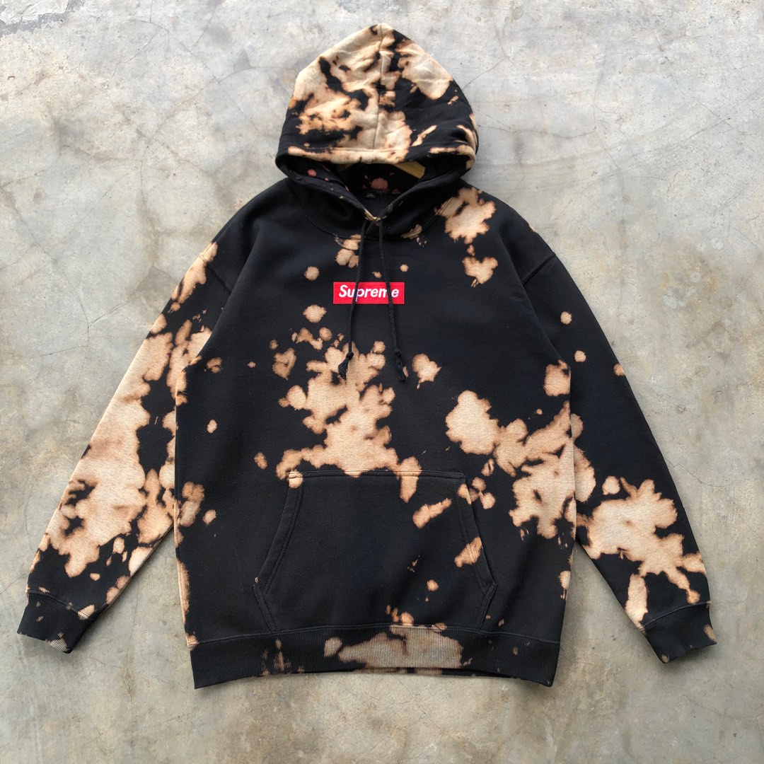 Baggy supreme brand tie dye sweatshirt hoodie