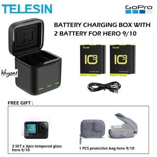 Triple Chargeur Telesin Allin Box pour GoPro HERO12/11/10/9