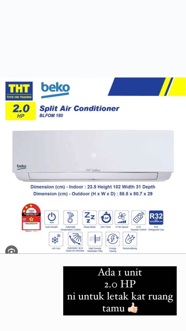 BEKO & HAIER AIRCOND, Furniture & Home Living, Lighting & Fans, Fans on
