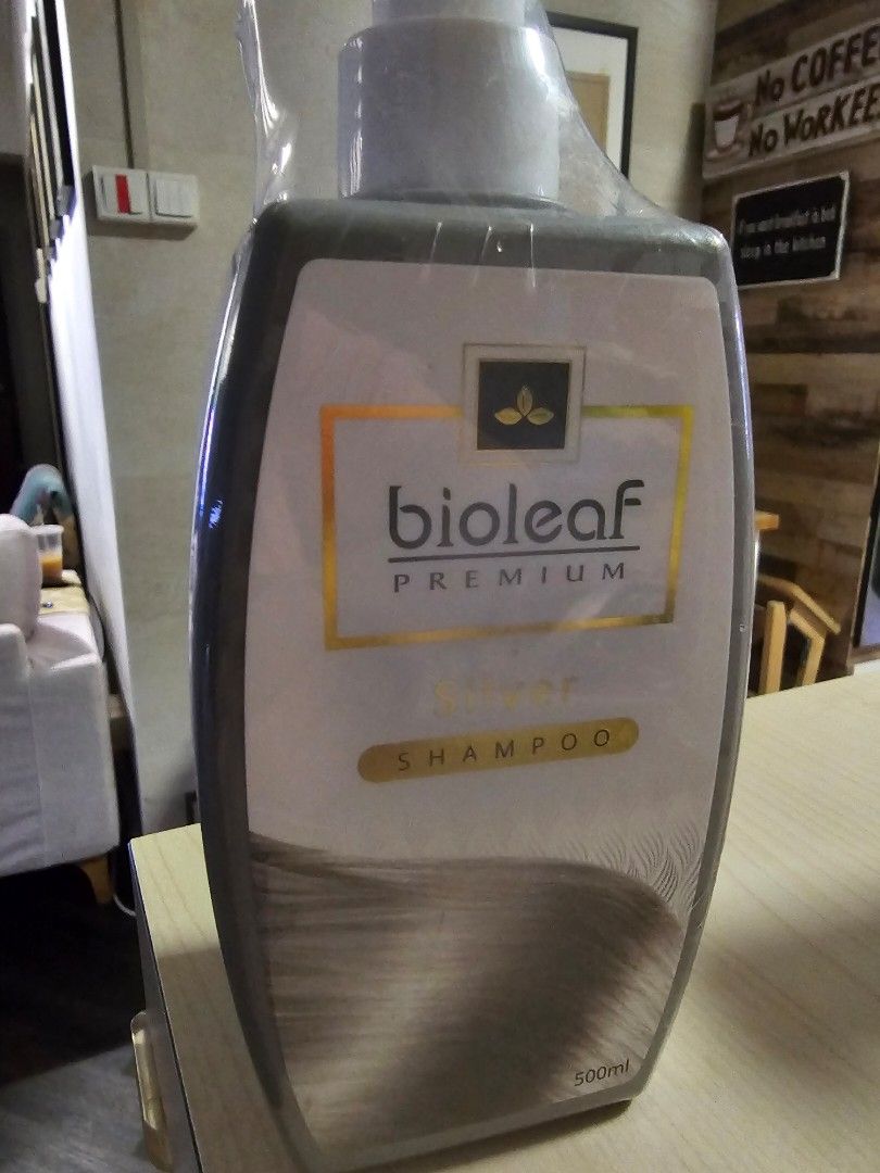 Bioleaf Premium Silver Shampoo, Beauty & Personal Care, Hair on Carousell