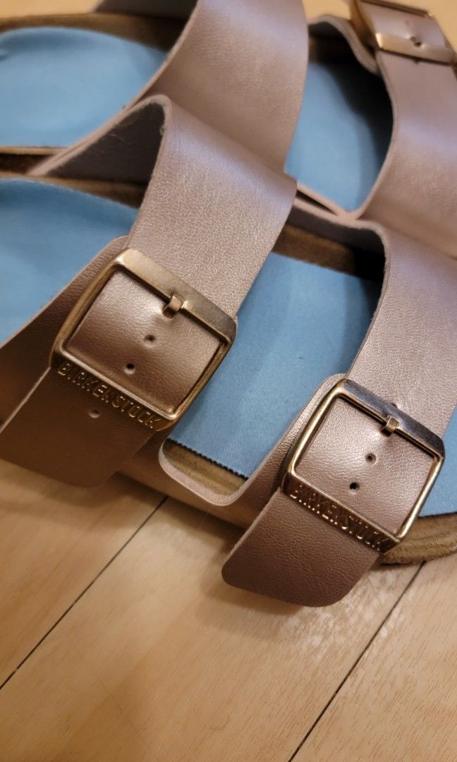Birkenstock arizona essentials copper sales