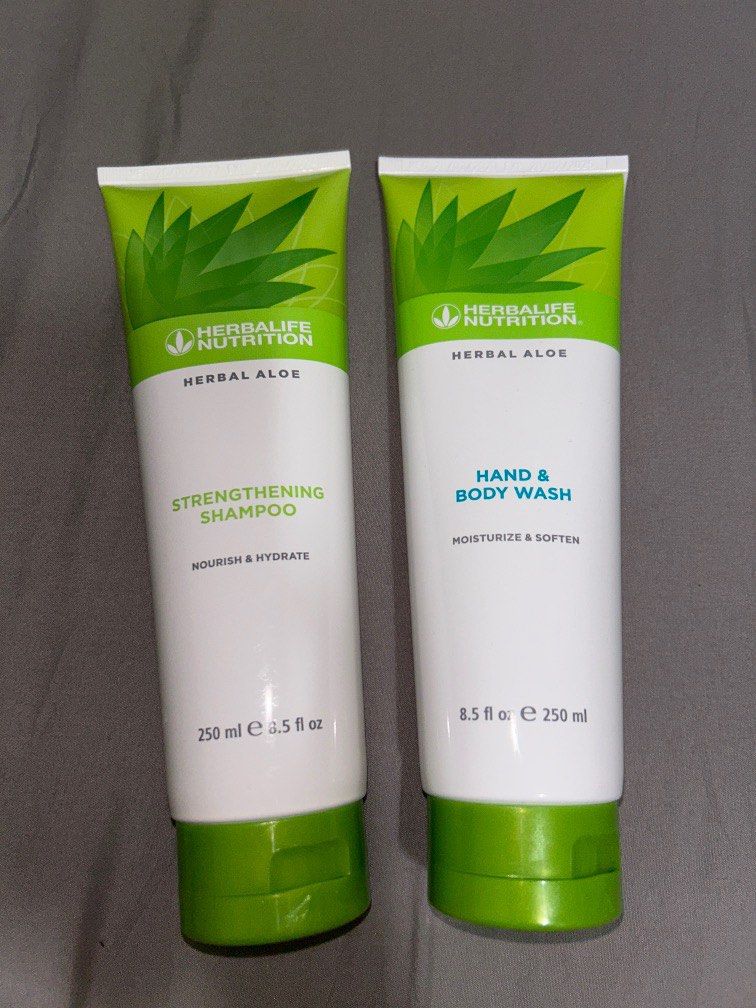 Herbalife body wash and shampoo (Category: Bath) located in Singapore. Submitted by ihavenocluewhattoput (Listing ID 1258188464, Image 1). Description: $20 each, $35 for both.