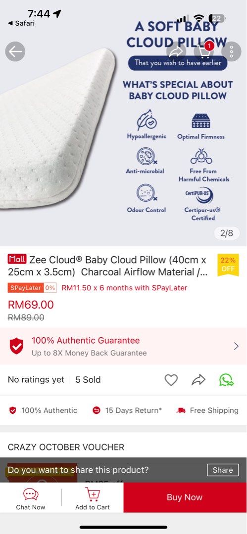 Cloud sale pillow brand