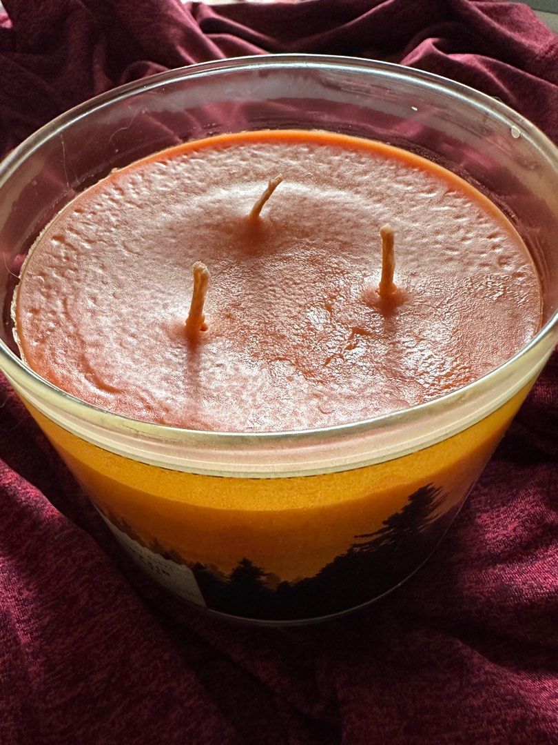 Brand New Bath & Body Works 3Wick Candle Pumpkin Clove BBW, Furniture