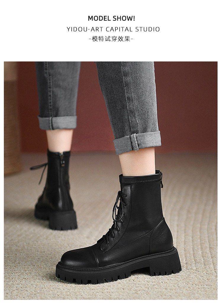 Brand New Female Black Boots Women s Fashion Footwear Boots on