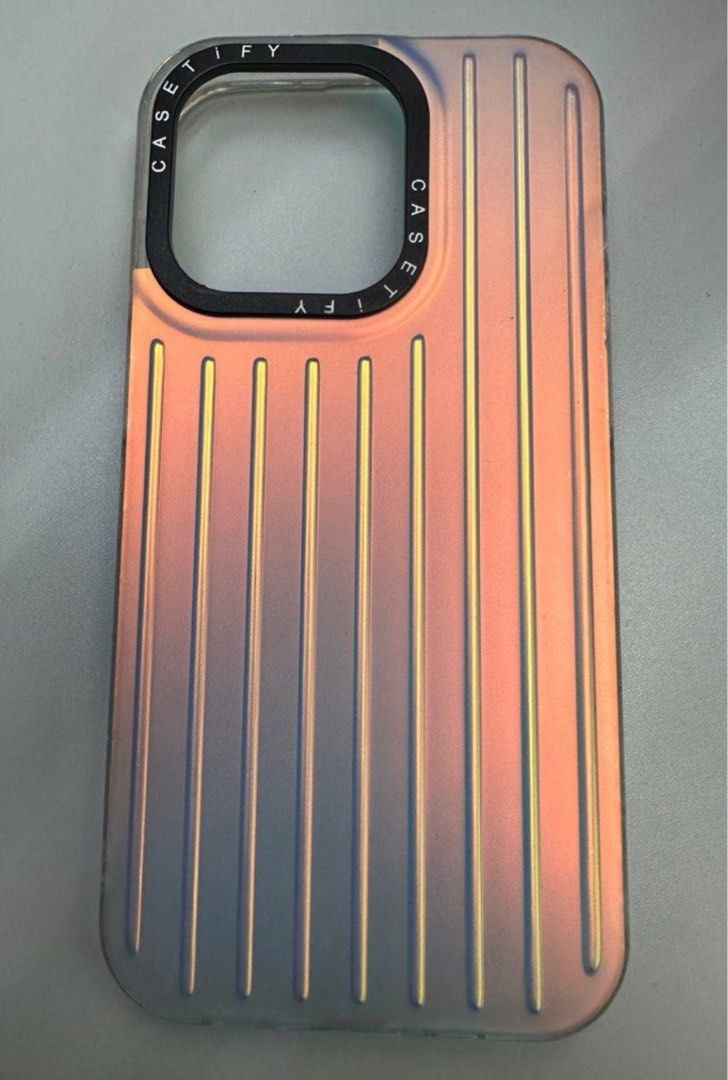 Holographic Iphone case (brand new) (Category: Cases & Sleeves) located in Pasig City. Submitted by ShopG (Listing ID 1258096914, Image 2). Description: Model: iphone14 Pro Brand new.
