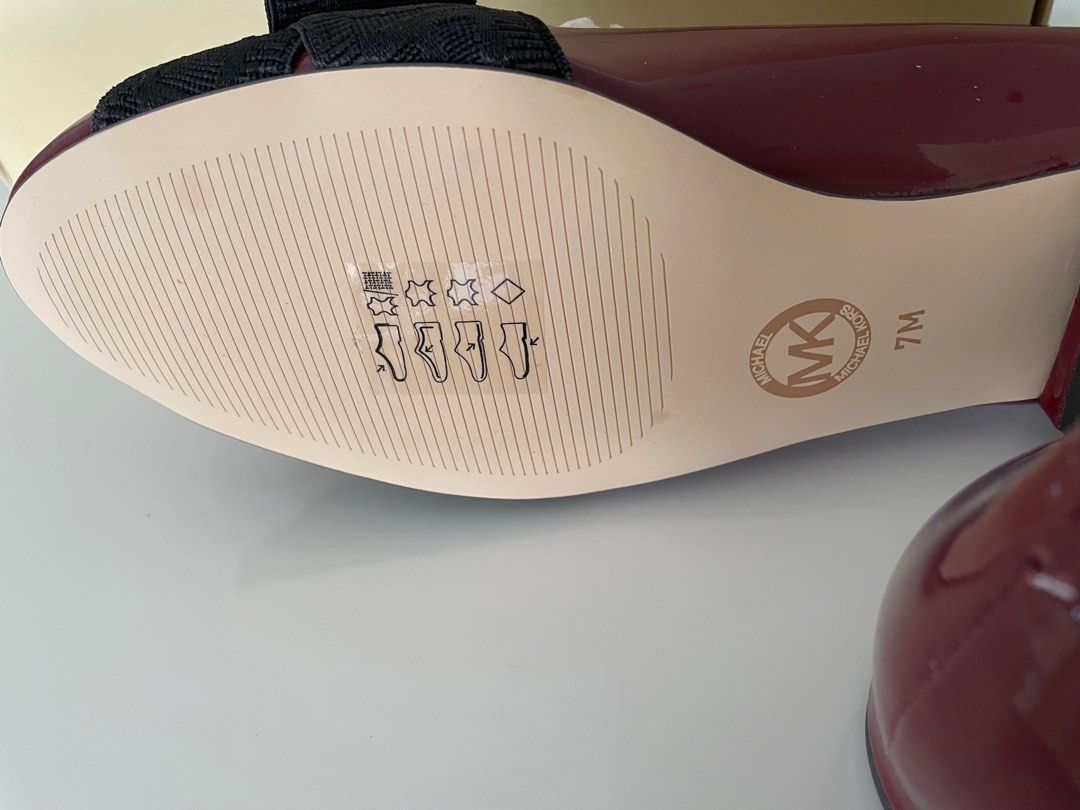 Michael kors 2025 maroon shoes