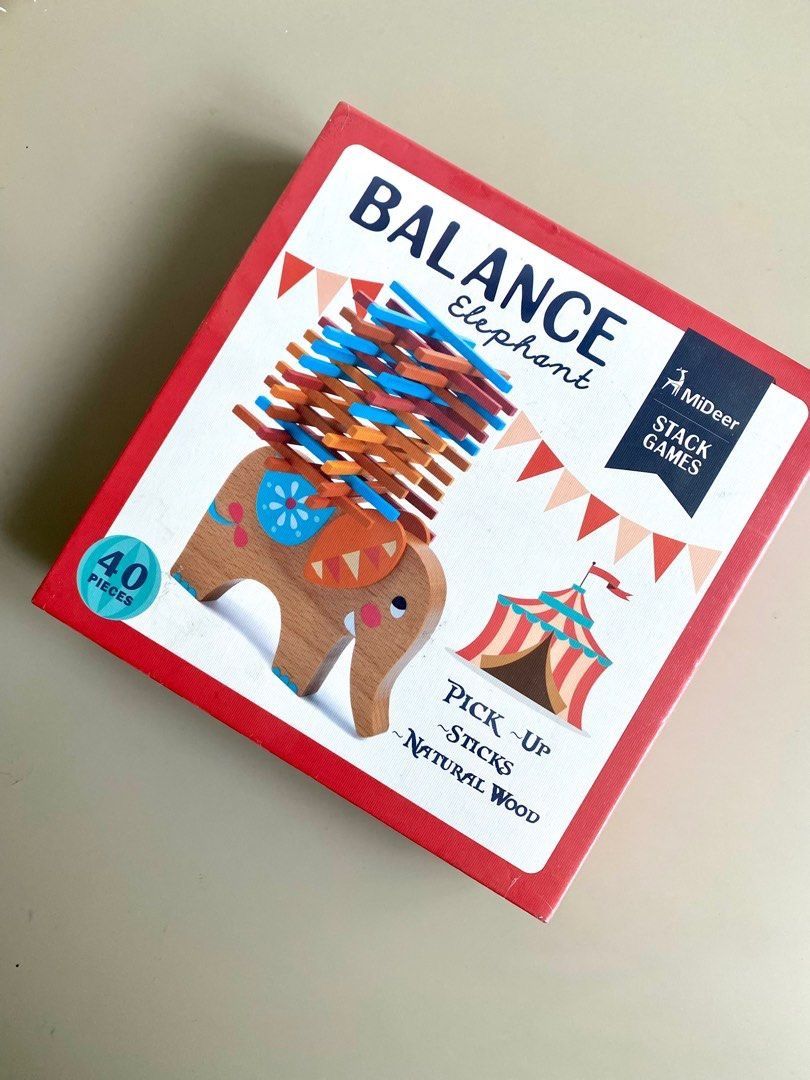 BRAND NEW Mideer Balancing Elephant Stacking Sticks Game (KIDS TOYS