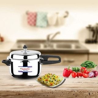 BUTTERFLY BLUELINE STAINLESS STEEL PRESSURE COOKER 2 L 3 L 4.5 L 5 L 7.5 L 10 L Furniture Home Living Kitchenware Tableware Cookware Accessories on Carousell