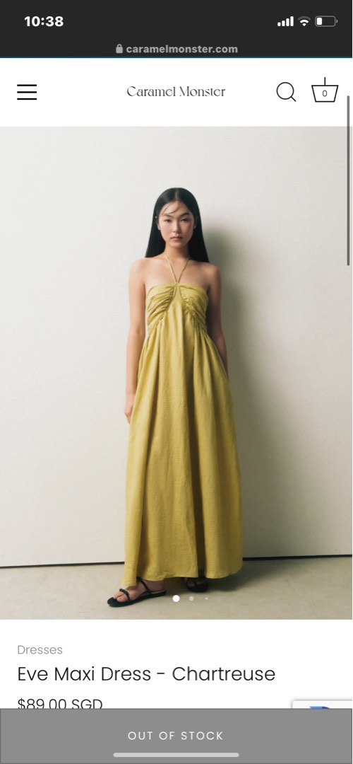 Caramel monster eve dress in red, Women's Fashion, Dresses & Sets, Dresses on Carousell