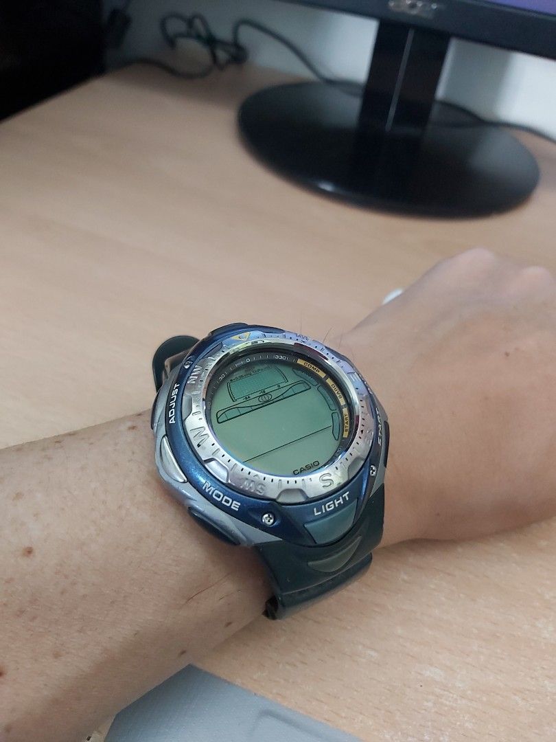 時計 CASIO SEA PATHFINDER SPF-40 Sea Pathfinder график приливов и Triple Sensor SPF40-1V