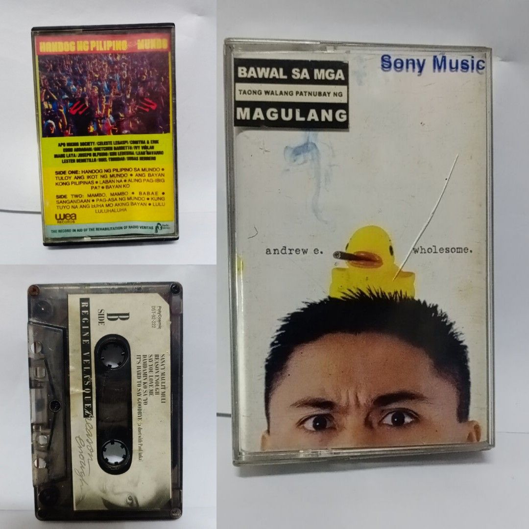 cassette tape Tagalog / Regine Velasquez / Handog ng Pilipino sa Mundo, TV & Home Appliances, TV