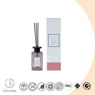 Cathy Kathy Aromatherapy Reed Diffuser with Reed Sticks in Spring Scent