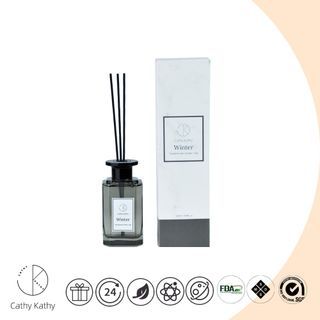 Cathy Kathy Aromatherapy Reed Diffuser with Reed Sticks in Winter Scent