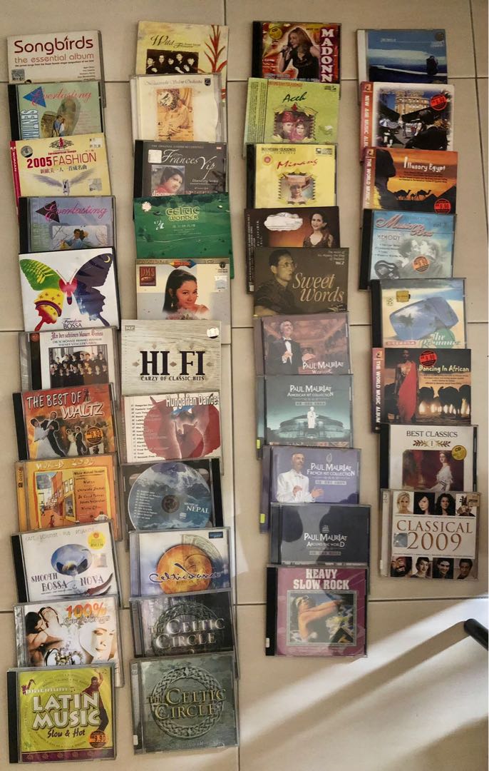 CDs from artists/musicians from the 50s90s, Hobbies & Toys, Music
