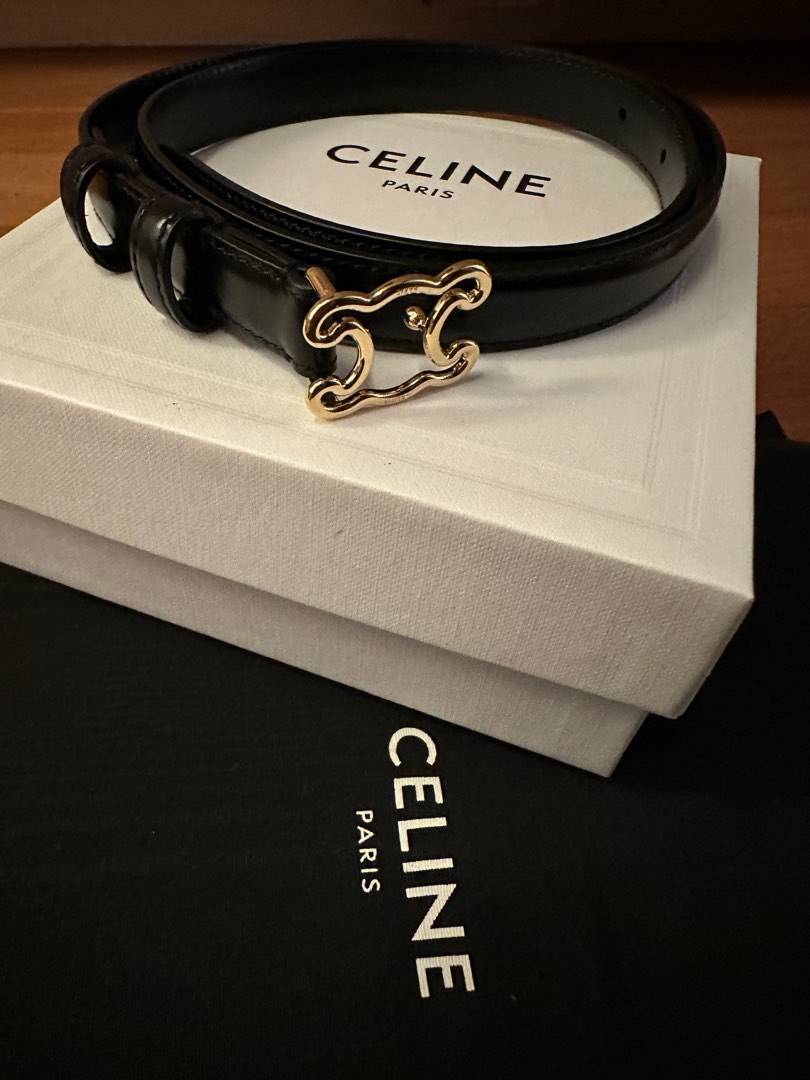 Celine Triomphe belt, Luxury, Accessories on Carousell
